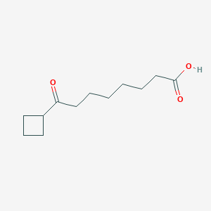 molecular formula C12H20O3 B1325303 8-Cyclobutyl-8-oxooctanoic acid CAS No. 898766-85-3