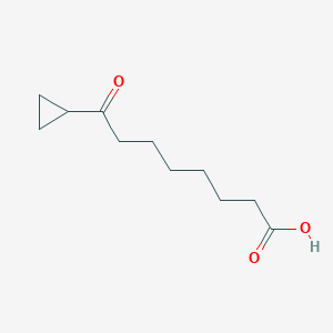 molecular formula C11H18O3 B1325304 8-Cyclopropyl-8-oxooctanoic acid CAS No. 898766-91-1