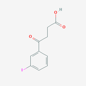 molecular formula C10H9IO3 B1325316 4-(3-Iodophenyl)-4-oxobutyric acid CAS No. 898790-80-2