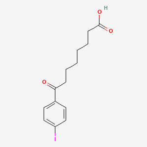 8-(4-Iodophenyl)-8-oxooctanoic acid