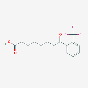 8-Oxo-8-(2-trifluoromethylphenyl)octanoic acid