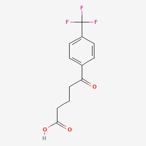 molecular formula C12H11F3O3 B1325328 5-Oxo-5-(4-trifluoromethylphenyl)valeric acid CAS No. 88699-88-1