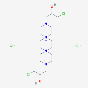 molecular formula C18H36Cl4N4O2 B132533 Prospidium chloride CAS No. 23476-83-7