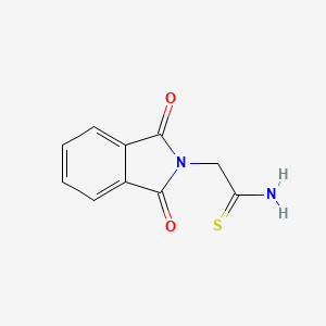 molecular formula C10H8N2O2S B1325354 2-(1,3-dioxo-1,3-dihydro-2H-isoindol-2-yl)ethanethioamide CAS No. 172261-05-1