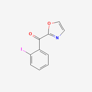 molecular formula C10H6INO2 B1325384 2-(2-Iodobenzoyl)oxazole CAS No. 898759-83-6