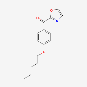 2-(4-Pentyloxybenzoyl)oxazole