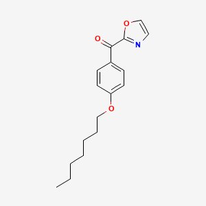 molecular formula C17H21NO3 B1325402 2-(4-Heptyloxybenzoyl)oxazole CAS No. 898760-32-2