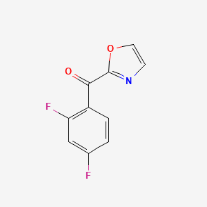 B1325404 2-(2,4-Difluorobenzoyl)oxazole CAS No. 898760-38-8