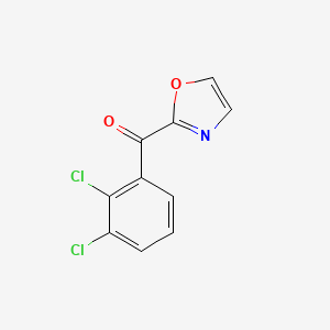 molecular formula C10H5Cl2NO2 B1325409 2-(2,3-Dichlorobenzoyl)oxazole CAS No. 898760-53-7