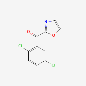 molecular formula C10H5Cl2NO2 B1325411 2-(2,5-二氯苯甲酰)噁唑 CAS No. 898784-22-0