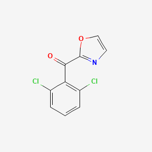 molecular formula C10H5Cl2NO2 B1325412 2-(2,6-Dichlorobenzoyl)oxazole CAS No. 898784-24-2
