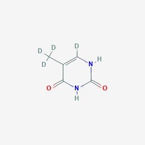 molecular formula C5H2D4N2O2 B132543 Thymine-d4 (methyl-d3,6-d1) CAS No. 156054-85-2