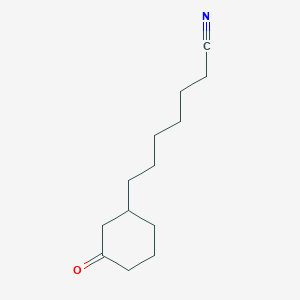 molecular formula C13H21NO B1325435 7-(3-Oxocyclohexyl)heptanenitrile CAS No. 898784-99-1