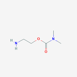 molecular formula C5H12N2O2 B13254529 2-aminoethyl N,N-dimethylcarbamate 