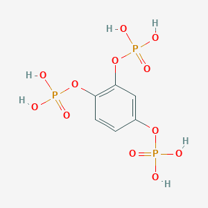 molecular formula C6H9O12P3 B132547 Benzene 1,2,4-trisphosphate CAS No. 147527-30-8
