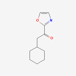 B1325483 2-(Cyclohexylacetyl)oxazole CAS No. 898759-04-1