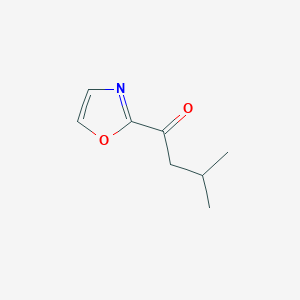 molecular formula C8H11NO2 B1325487 2-(3-Methylbutyryl)oxazole CAS No. 898759-16-5
