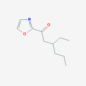 B1325488 2-(3-Ethylhexanoyl)oxazole CAS No. 898759-35-8
