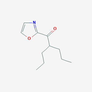 molecular formula C11H17NO2 B1325489 2-(2-Propylvaleryl)oxazole CAS No. 898759-38-1