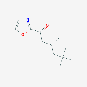 molecular formula C12H19NO2 B1325490 2-(3,5,5-Trimethylhexanoyl)oxazole CAS No. 898759-41-6