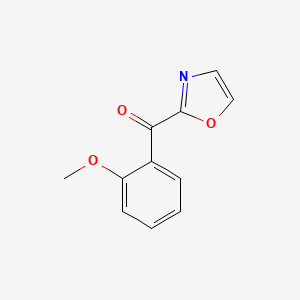 molecular formula C11H9NO3 B1325491 2-(2-Methoxybenzoyl)oxazole CAS No. 898759-44-9