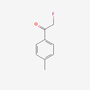 molecular formula C9H9FO B13254925 2-Fluoro-1-(4-methylphenyl)ethan-1-one 