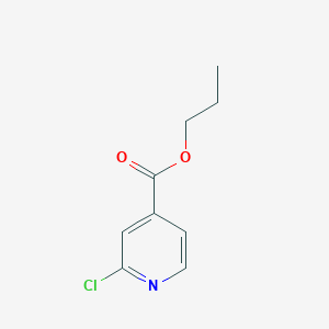 molecular formula C9H10ClNO2 B1325512 Propyl 2-chloroisonicotinate CAS No. 898784-84-4