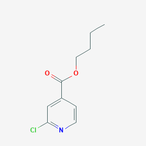 molecular formula C10H12ClNO2 B1325513 N-Butyl 2-chloroisonicotinate CAS No. 898784-86-6