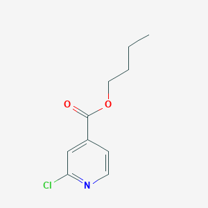 molecular formula C10H12ClNO2 B1325513 Butyl 2-chloropyridine-4-carboxylate CAS No. 898784-86-6