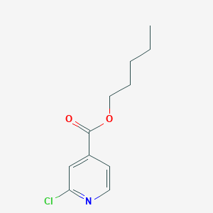 molecular formula C11H14ClNO2 B1325514 Pentyl 2-chloroisonicotinate CAS No. 898784-88-8