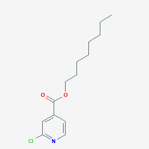 molecular formula C14H20ClNO2 B1325517 2-氯异烟酸辛酯 CAS No. 898784-94-6
