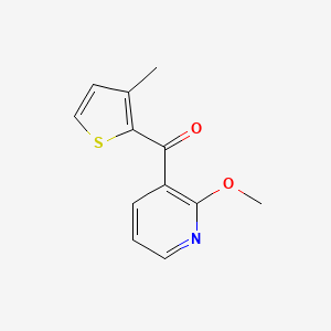 molecular formula C12H11NO2S B1325519 2-Methoxy-3-(3-methyl-2-thenoyl)pyridine CAS No. 898785-87-0