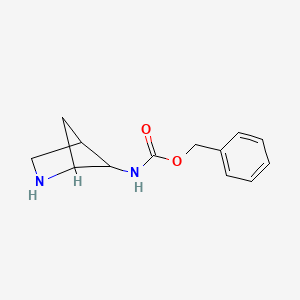 molecular formula C13H16N2O2 B13255200 benzyl N-{2-azabicyclo[2.1.1]hexan-5-yl}carbamate 