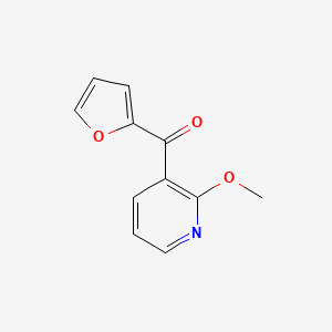 molecular formula C11H9NO3 B1325525 3-(2-Furoyl)-2-methoxypyridine CAS No. 898786-29-3