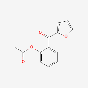molecular formula C13H10O4 B1325528 2-(2-Acetoxybenzoyl) furan CAS No. 898766-17-1