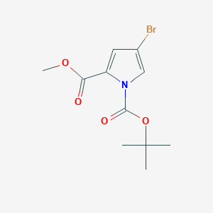 1-tert-Butyl 2-methyl 4-bromo-1H-pyrrole-1,2-dicarboxylate