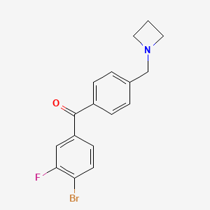4'-Azetidinomethyl-4-bromo-3-fluorobenzophenone