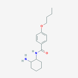 molecular formula C17H26N2O2 B13255708 N-(2-aminocyclohexyl)-4-butoxybenzamide 