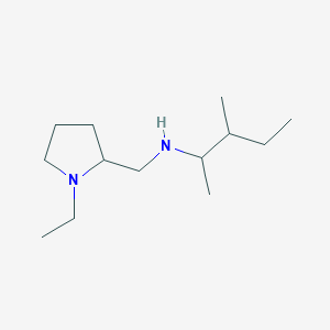 molecular formula C13H28N2 B13255953 [(1-Ethylpyrrolidin-2-yl)methyl](3-methylpentan-2-yl)amine 