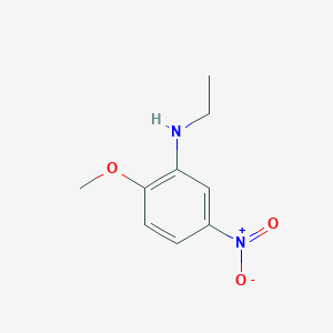 molecular formula C9H12N2O3 B13255961 N-ethyl-2-methoxy-5-nitroaniline 