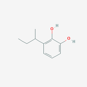 molecular formula C10H14O2 B13256004 3-(Butan-2-YL)benzene-1,2-diol 