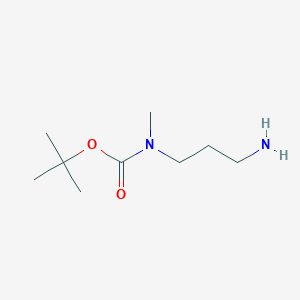 molecular formula C9H20N2O2 B132567 N-(3-Aminopropyl)-N-methylcarbamic acid tert-butyl ester CAS No. 150349-36-3