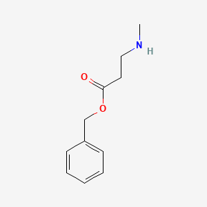 molecular formula C11H15NO2 B13257061 Benzyl 3-(methylamino)propanoate 