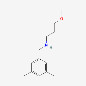 molecular formula C13H21NO B13257134 [(3,5-Dimethylphenyl)methyl](3-methoxypropyl)amine 