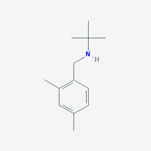 molecular formula C13H21N B13257235 Tert-butyl[(2,4-dimethylphenyl)methyl]amine 