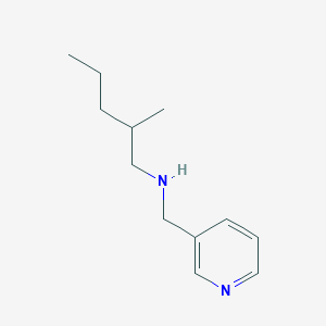 molecular formula C12H20N2 B13257287 (2-Methylpentyl)(pyridin-3-ylmethyl)amine 