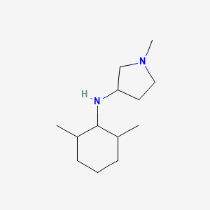 molecular formula C13H26N2 B13257325 N-(2,6-dimethylcyclohexyl)-1-methylpyrrolidin-3-amine 