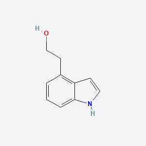 molecular formula C10H11NO B13257332 2-(1H-indol-4-yl)ethan-1-ol 