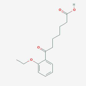 B1325747 7-(2-Ethoxyphenyl)-7-oxoheptanoic acid CAS No. 898791-63-4