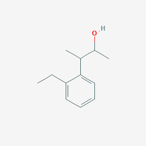 molecular formula C12H18O B13257585 3-(2-Ethylphenyl)butan-2-ol 